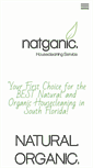 Mobile Screenshot of natganic.com